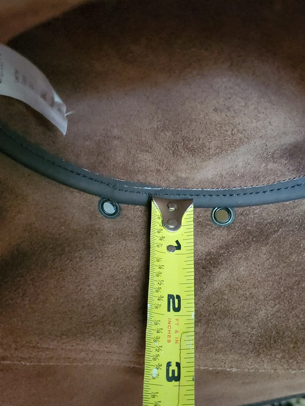 Cov-ver Brown Leather Hat. Small.